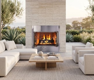 Majestic Villawood Traditional Outdoor Wood Burning Fireplace