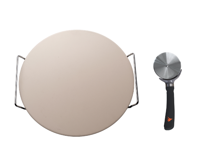 Memphis Pizza Stone, Rack & Cutter