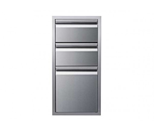 Memphis Three Drawer Stack 15 Inch