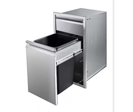 Memphis 15-inch Single Drawer and Trash Drawer