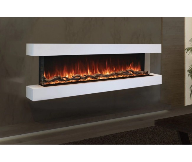 Modern Flames 44-inch Landscape Pro Multi Electric Fireplace with Wall Mount Cabinet 