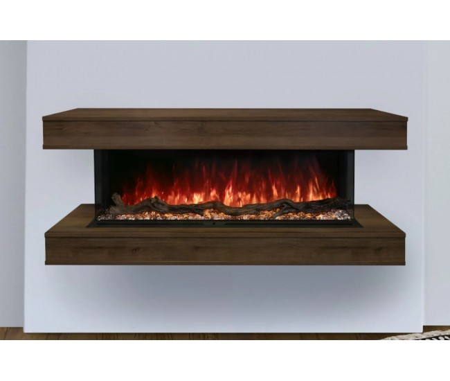 Modern Flames 44-inch Landscape Pro Multi Electric Fireplace with Wall Mount Cabinet 