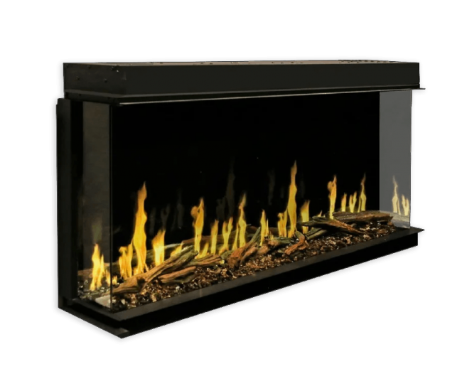 Modern Flames 52-inch Orion Multi Electric Fireplace with Wall Mount Cabinet