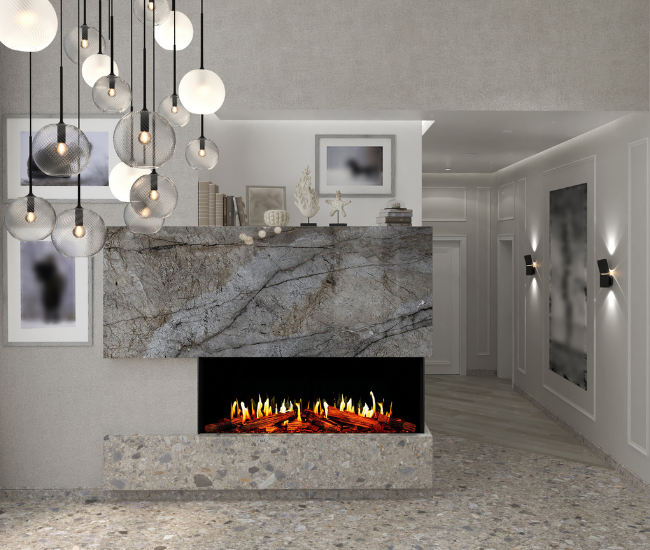Modern Flames 52-inch Orion Multi Virtual Electric Fireplace V2