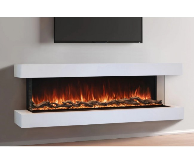 Modern Flames 44-inch Landscape Pro Multi Electric Fireplace with Wall Mount Cabinet 
