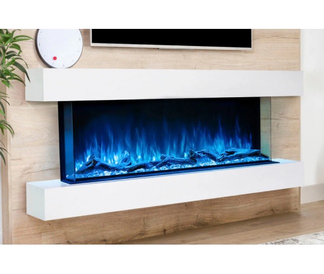 Modern Flames 44-inch Landscape Pro Multi Electric Fireplace with Wall Mount Cabinet 