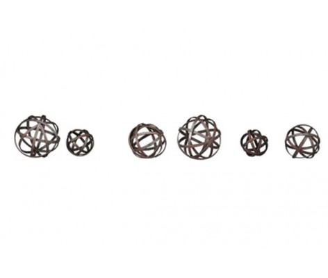 Napoleon Wrought Iron Globes, Naturally Rusted (MD)