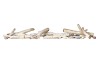 Birch log set with rocks - 72"  + $259.00 