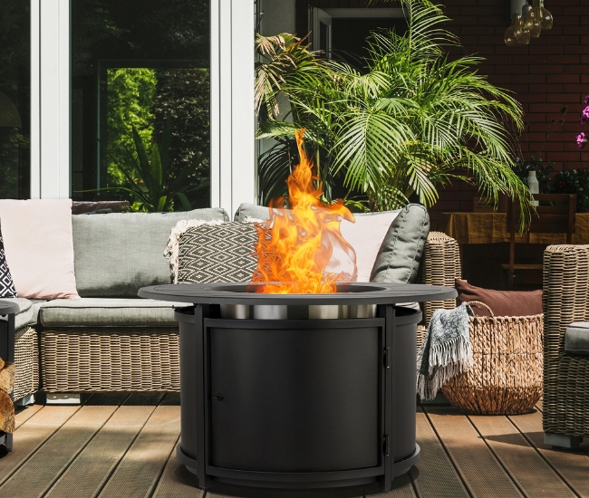 Napoleon 44-inch Round Fire Pit Table Surround