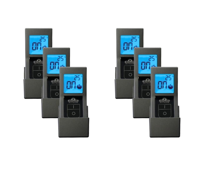Napoleon Remote Control Pack of 6, On Off with Digital Screen