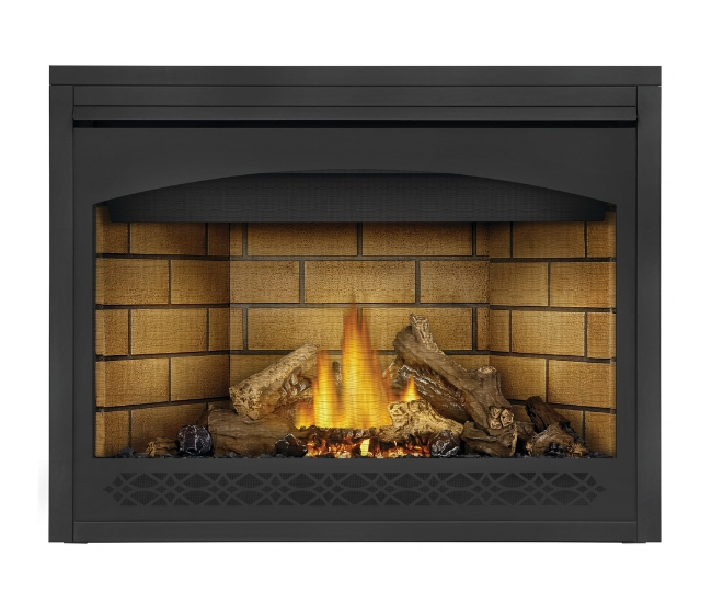 Napoleon Black Heritage Design Decorative Front for 46-inch Ascent Direct Vent Gas Fireplace