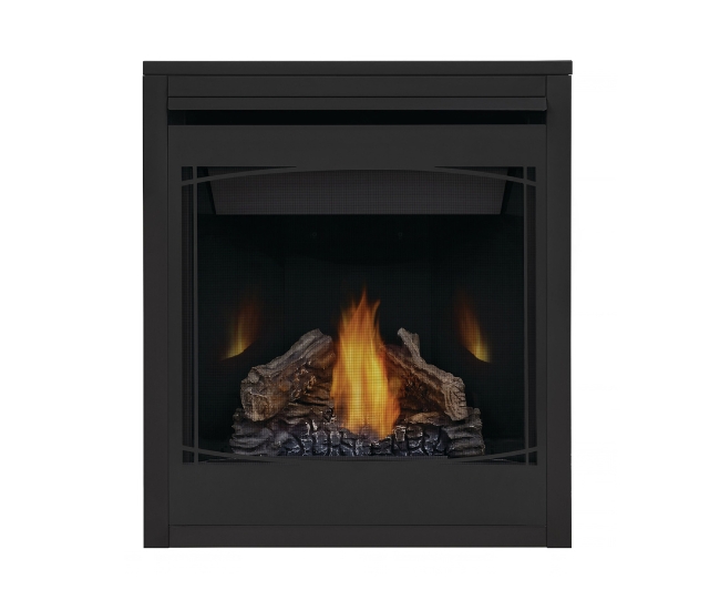 Napoleon Black Zen Design Decorative Front for 30-inch Ascent Direct Vent Gas Fireplace