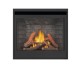 Napoleon Black Zen Design Decorative Front for 42-inch Gas Fireplace