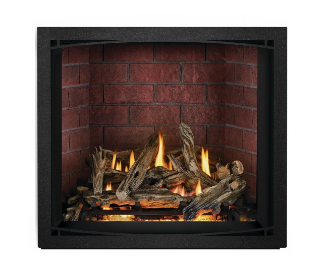 Napoleon Black Zen Design Decorative Front for 36-inch Elevation X Gas Fireplace