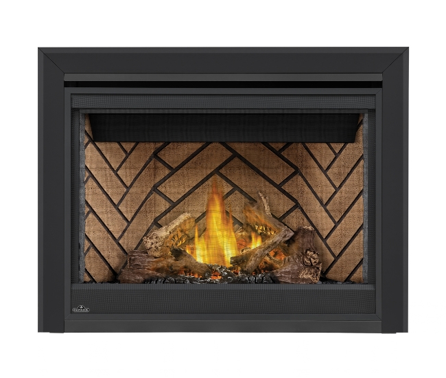 Napoleon 3-inch Black, 3 Sided with Beveled Edge Finishing Trim for 42-inch Gas Fireplace