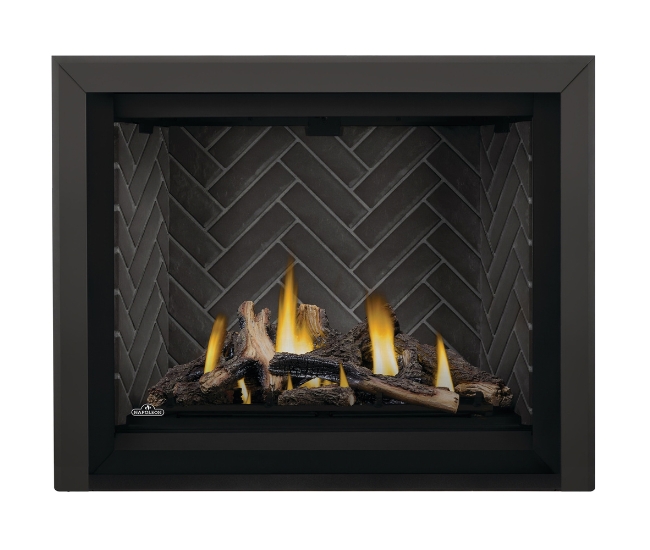 Napoleon Black 3 Sided Finishing Trim with Beveled Edge for 42-inch Altitude X Gas Fireplace