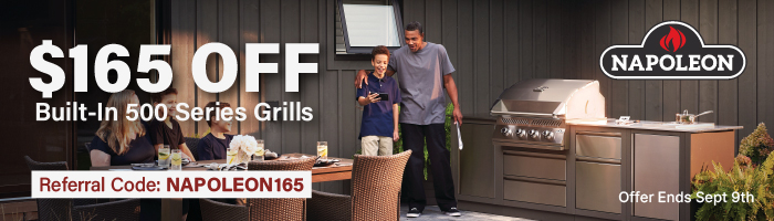 Napoleon Built-in 500 Series $165off Sale