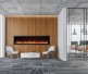 Napoleon Astound Built-In 96-inch Electric Fireplace