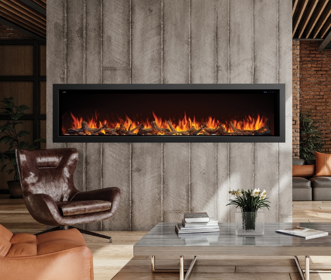 Napoleon Astound Built-In 96-inch Electric Fireplace