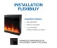 Napoleon Astound FlexMount 62-inch Electric Fireplace