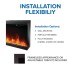 Napoleon Astound FlexMount 74-inch Electric Fireplace