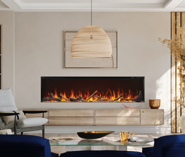 Napoleon Astound FlexMount 74-inch Electric Fireplace