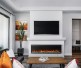 Napoleon Trivista Pictura 60-inch Wall Mount Electric Fireplace