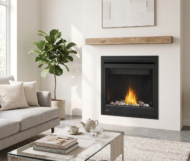 Napoleon Ascent 30-inch Electronic Ignition Direct Vent Natural Gas Fireplace