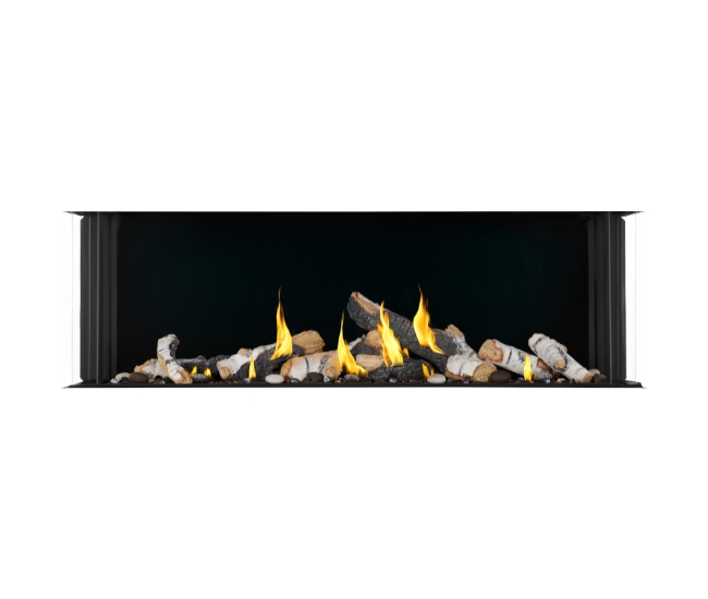 Napoleon Tall Bay Luxuria Multi-Sided 62-inch Direct Vent Natural Gas Fireplace