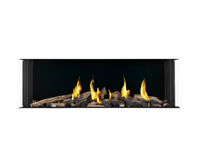 Napoleon Tall Bay Luxuria Multi-Sided 62-inch Direct Vent Natural Gas Fireplace