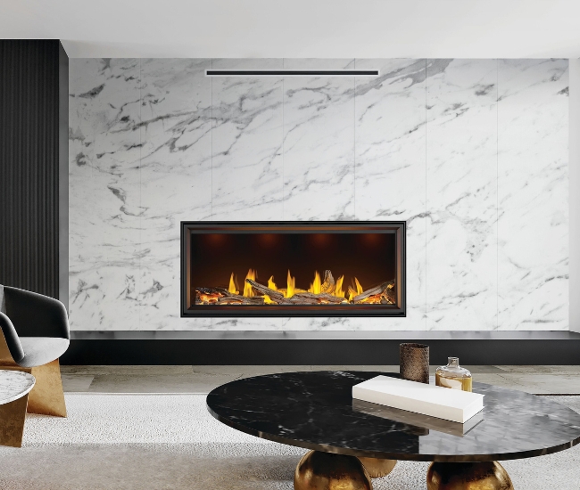 Napoleon Tall Linear Vector 62-inch Direct Vent Natural Gas Fireplace