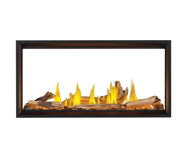Napoleon Tall Linear Vector See-Thru 50-inch Direct Vent Natural Gas Fireplace