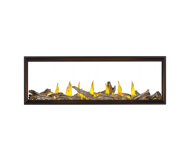 Napoleon Tall Linear Vector See-Thru 74-inch Direct Vent Natural Gas Fireplace