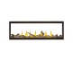 Napoleon Tall Linear Vector See-Thru 74-inch Direct Vent Natural Gas Fireplace