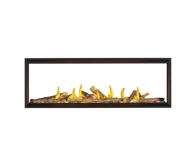 Napoleon Tall Linear Vector See-Thru 74-inch Direct Vent Natural Gas Fireplace