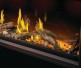 Napoleon Tall Linear Vector with Luminous Logs 74-inch Direct Vent Natural Gas Fireplace