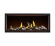 Napoleon Tall Linear Vector with Luminous Logs 62-inch Direct Vent Natural Gas Fireplace