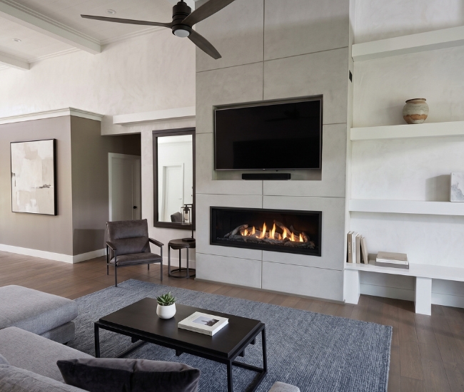 Napoleon Ascent Linear Premium 56-inch Direct Vent Natural Gas Fireplace