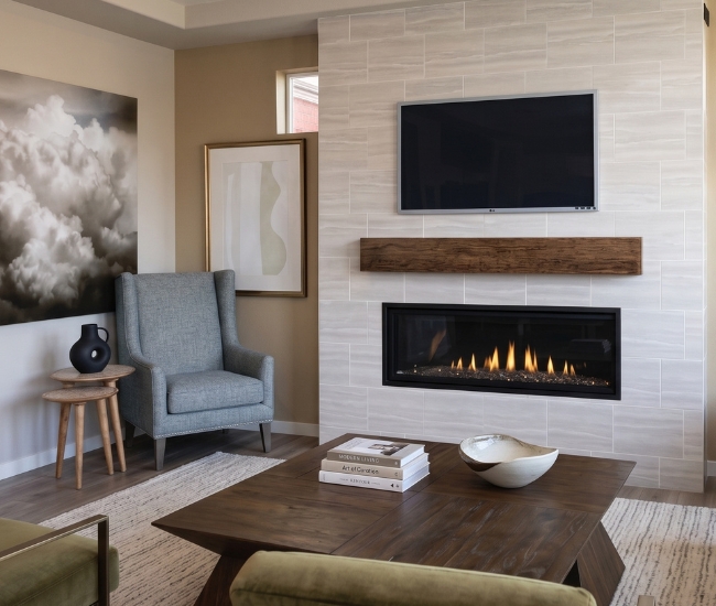 Napoleon Ascent Linear Premium 56-inch Direct Vent Natural Gas Fireplace