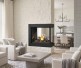 Napoleon Ascent Multi-View 3-Sided Direct Vent Natural Gas Fireplace with Logs