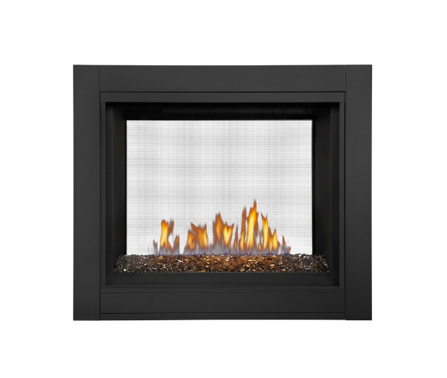 Napoleon Ascent Multi-View See-Thru Direct Vent Natural Gas Fireplace with Glass Burner
