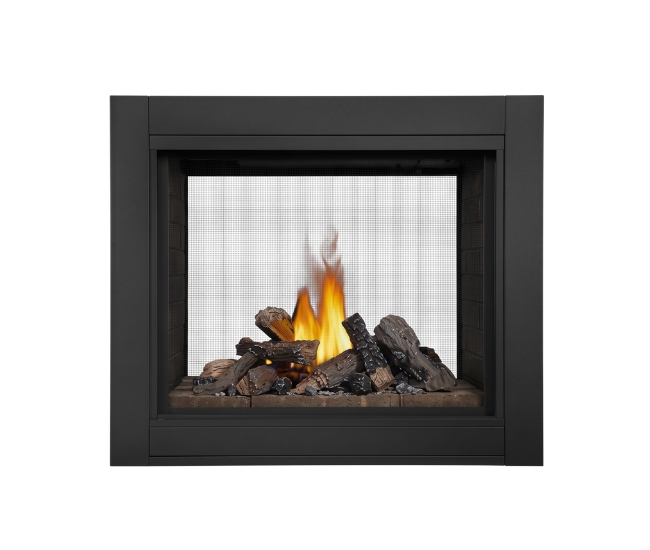 Napoleon Ascent Multi-View See-Thru Direct Vent Natural Gas Fireplace with Logs