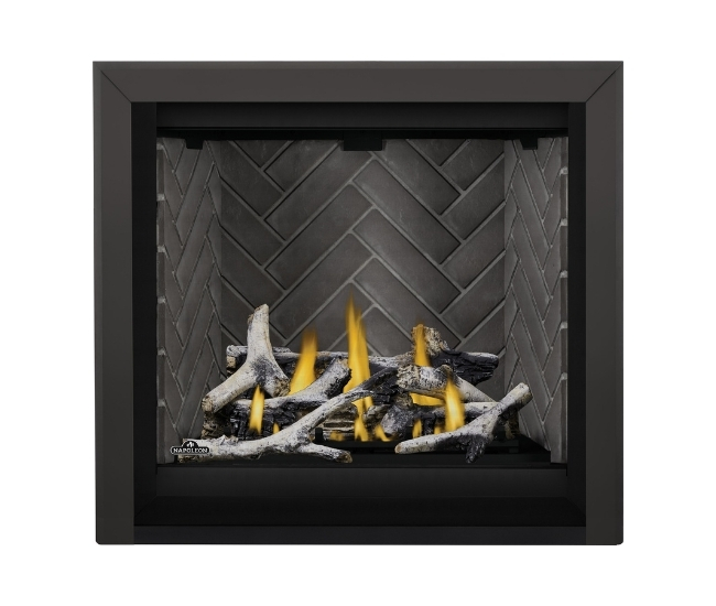 Napoleon High Definition Birch Logs for Altitude X 36-inch Direct Vent Gas Fireplace