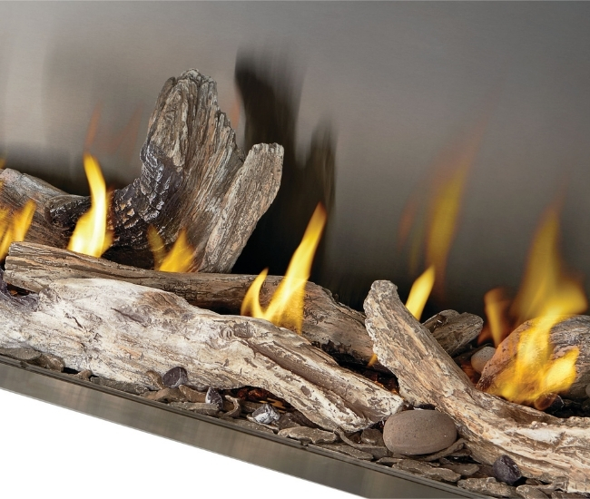 Napoleon High Definition Driftwood Log Kit for 74-inch Direct Vent Gas Fireplaces
