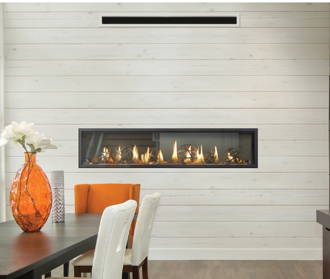 Napoleon Luxuria See-Thru 74-inch Direct Vent Natural Gas Fireplace