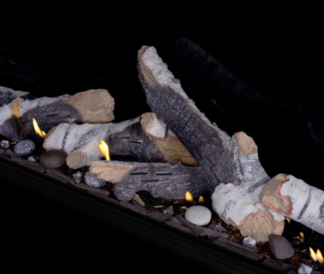 Napoleon Tall Bay Luxuria Multi-Sided 50-inch Direct Vent Natural Gas Fireplace