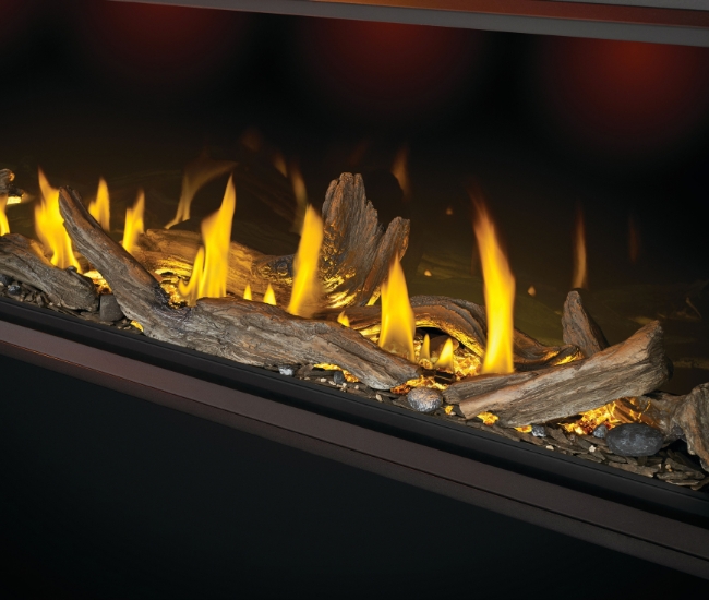Napoleon Tall Linear Vector 50-inch Direct Vent Natural Gas Fireplace