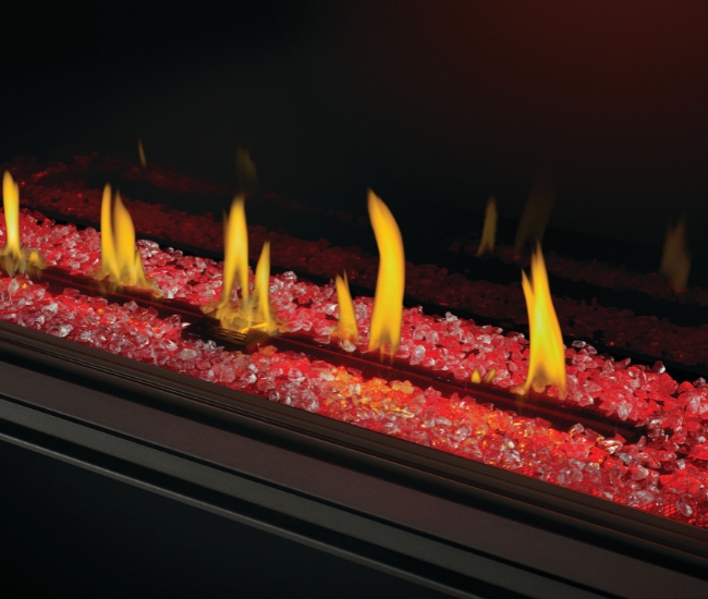 Napoleon Tall Linear Vector See-Thru 62-inch Direct Vent Natural Gas Fireplace