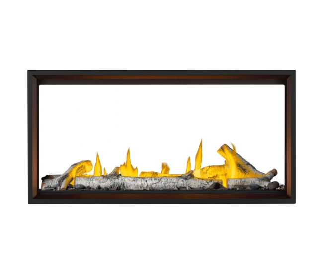 Napoleon Tall Linear Vector See-Thru 50-inch Direct Vent Natural Gas Fireplace