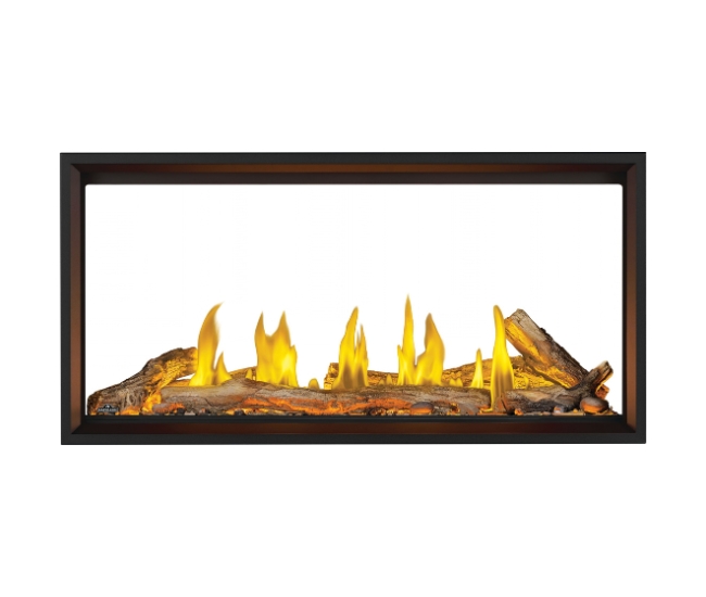 Napoleon Tall Linear Vector See-Thru 50-inch Direct Vent Natural Gas Fireplace